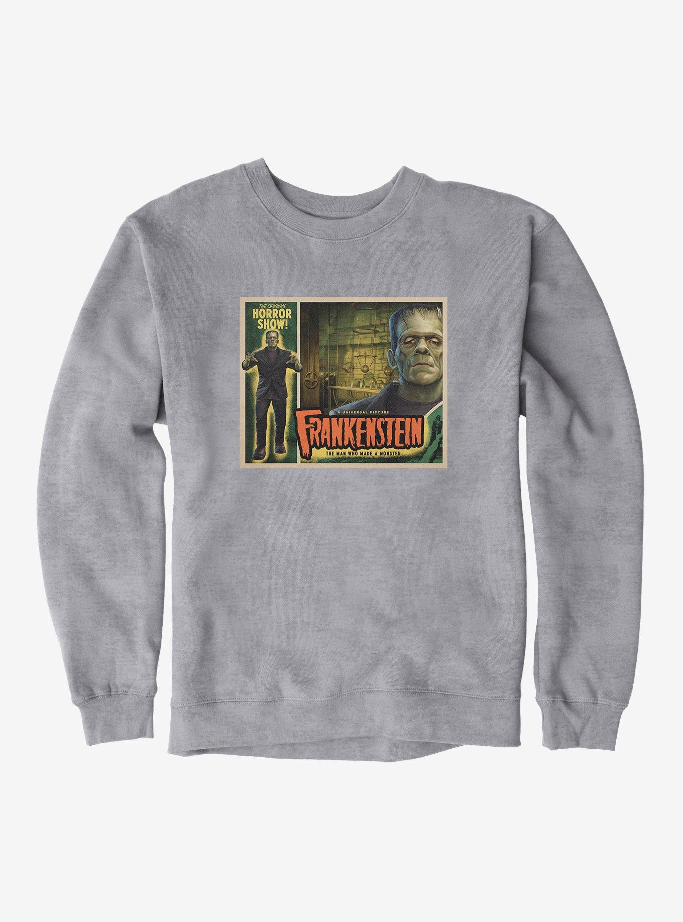 Frankenstein The Man Who Made A Monster Sweatshirt, , hi-res