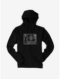 Frankenstein Black & White The Man Who Made A Monster Hoodie, , hi-res