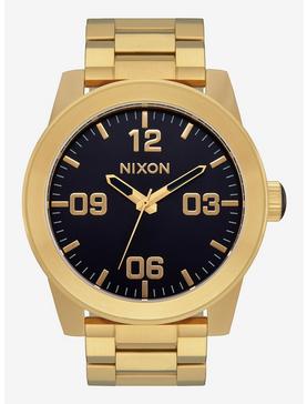Nixon Corporal Ss Gold Indigo Watch, , hi-res