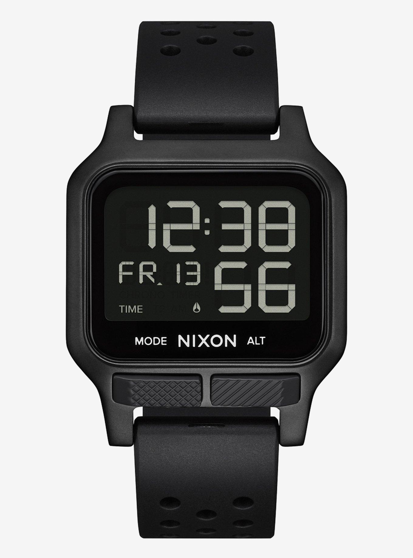 Nixon Heat All Black Watch, , hi-res