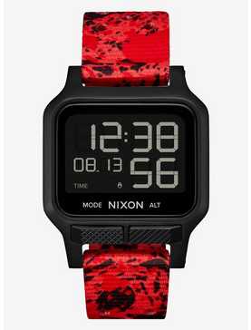 Nixon Heat Black Red Watch, , hi-res