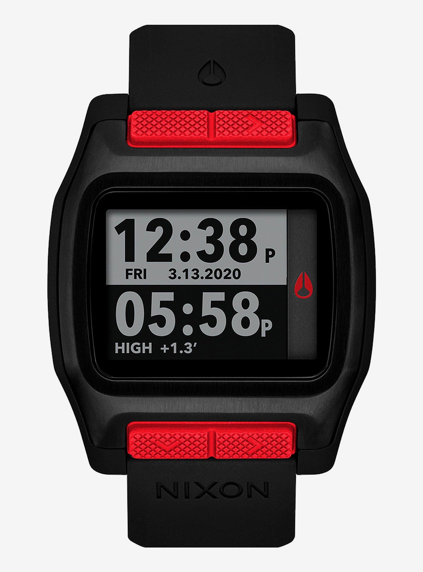Nixon High Tide Black Red Watch, , hi-res