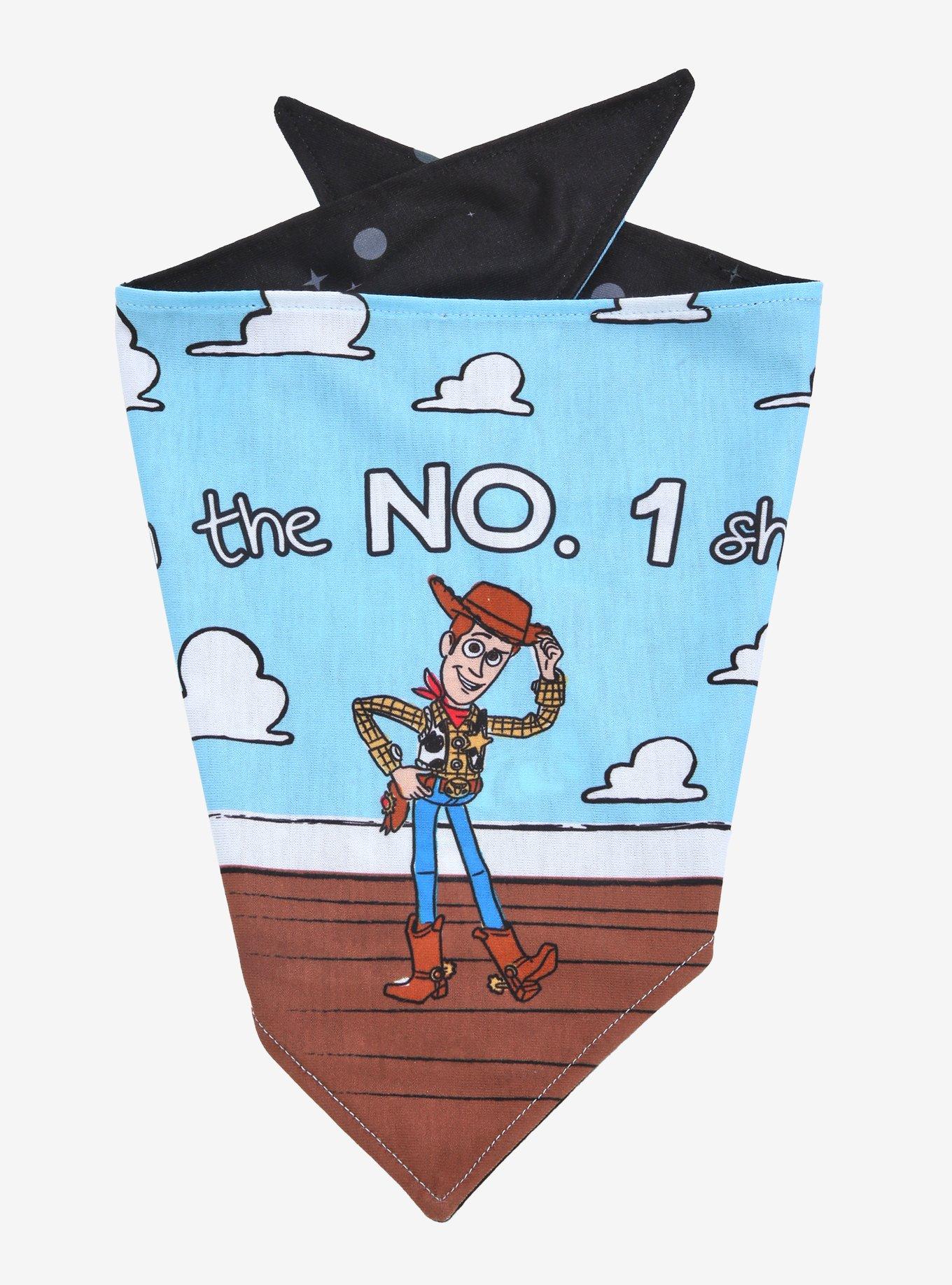 Disney Pixar Toy Story Woody & Buzz Reversible Pet Bandana - BoxLunch Exclusive, MULTI, hi-res