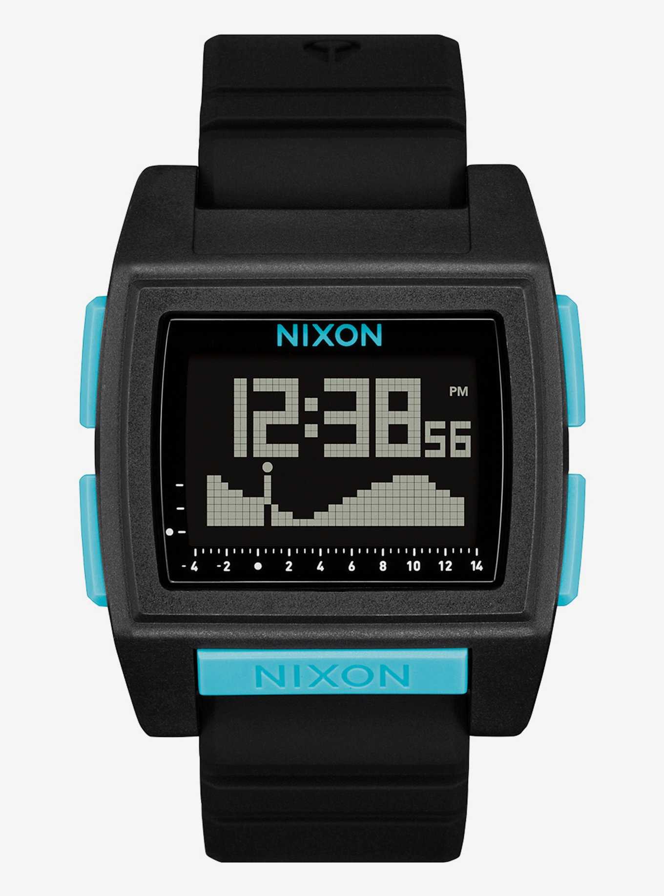 Base Tide Pro All Black Blue Watch, , hi-res