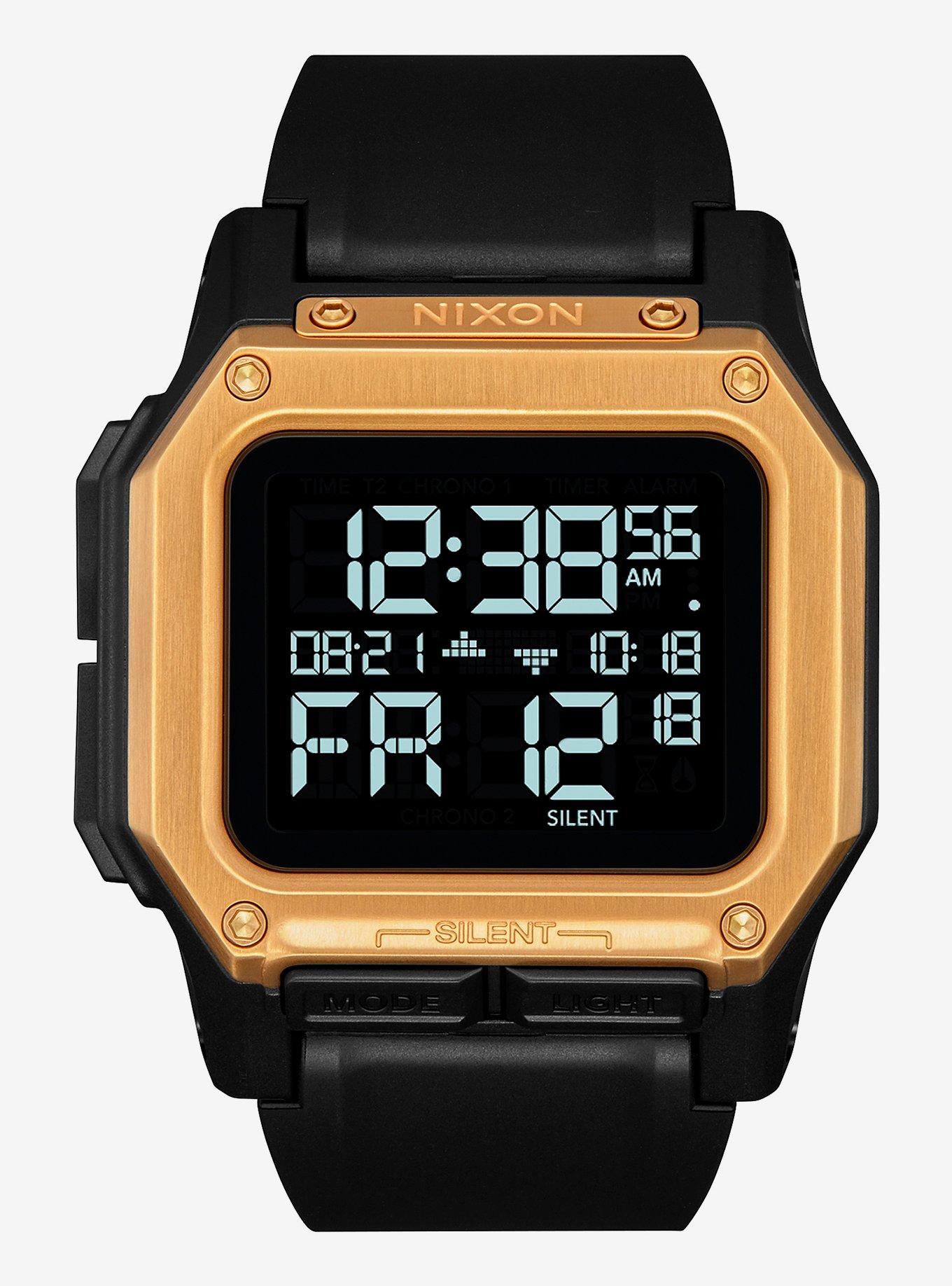 Nixon Regulus Black Gold Watch | BoxLunch