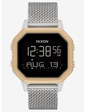 Nixon Siren Milanese Silver Light Gold Watch, , hi-res