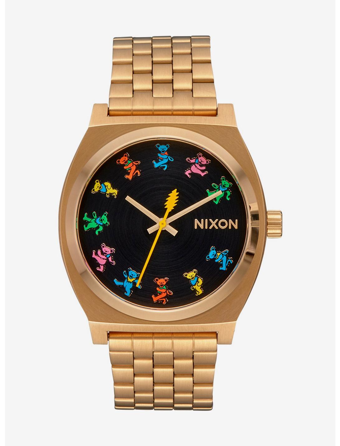 Nixon Grateful Dead Time Teller All Gold Dancing Bears Watch, , hi-res