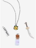 InuYasha Icons Multi-Charm Necklace - BoxLunch Exclusive , , hi-res