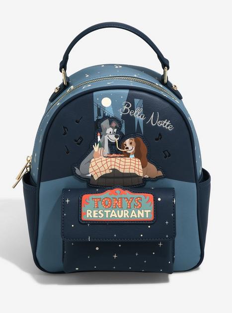 Loungefly Disney Lady And The Tramp Spaghetti Scene Mini Backpack‎ New Lady and the Tramp 70th Anniversary Mini Backpack | Loungefly main image 3