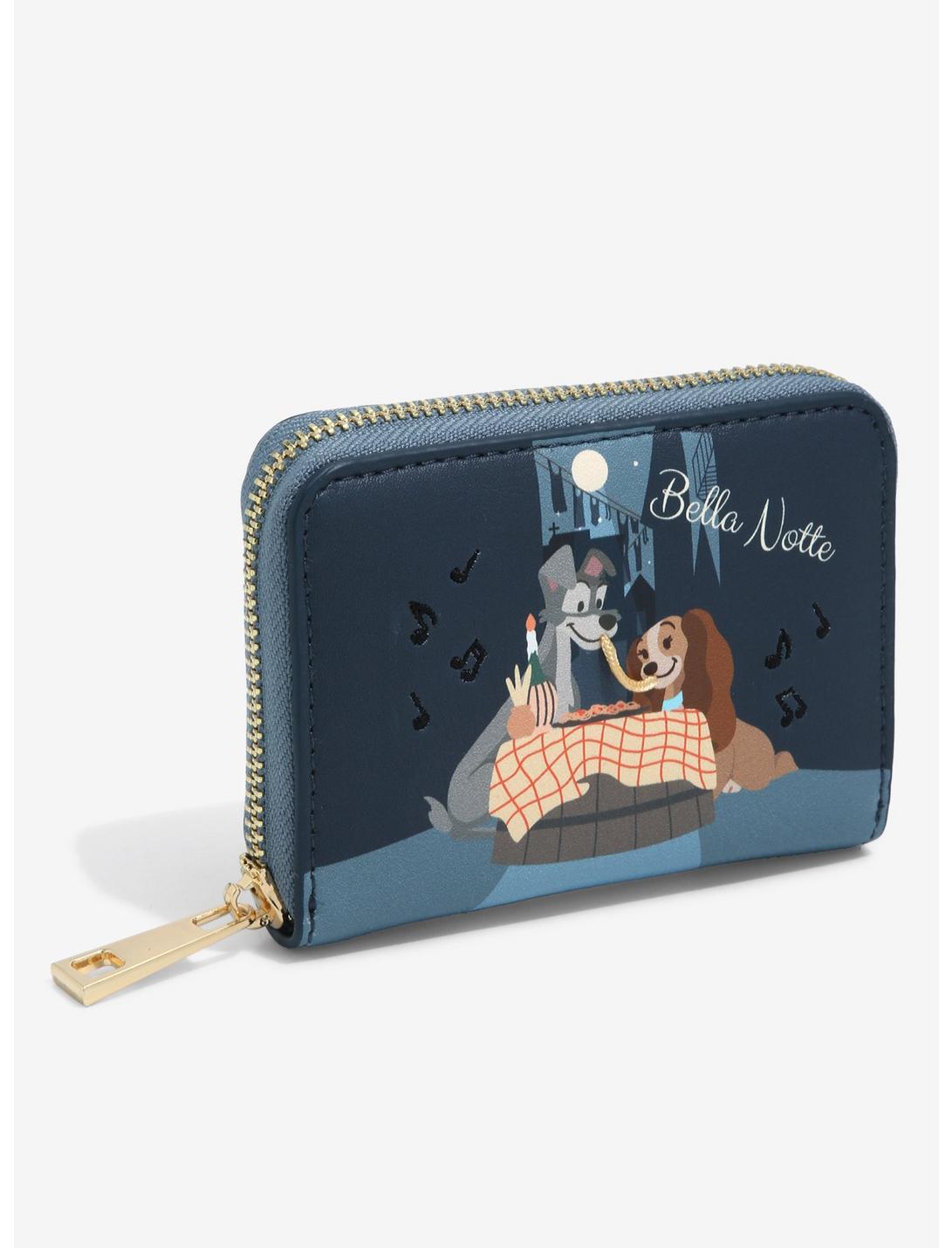 Our Universe Disney Lady and the Tramp Bella Notte Small Zip Wallet  - BoxLunch Exclusive, , hi-res