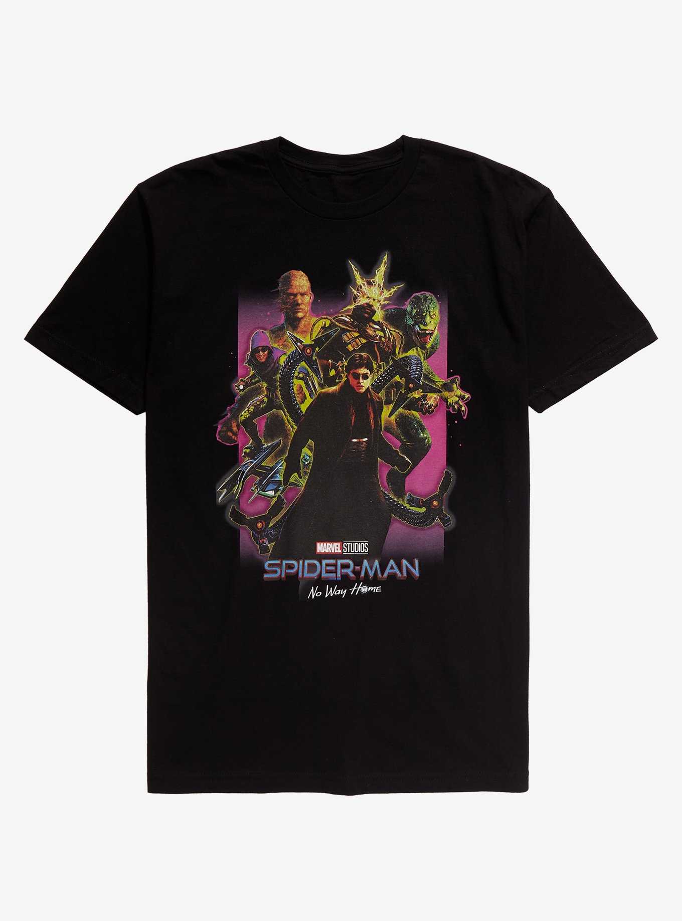 Marvel Spider-Man: No Way Home Villains Collage T-Shirt, , hi-res