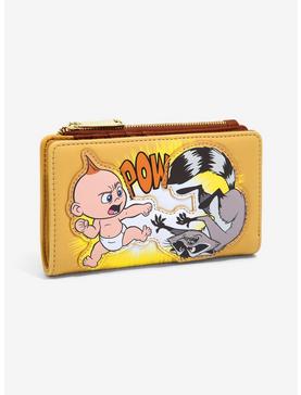 Plus Size Loungefly Disney Pixar The Incredibles 2 Jack-Jack and Raccoon Fight Wallet - BoxLunch Exclusive, , hi-res