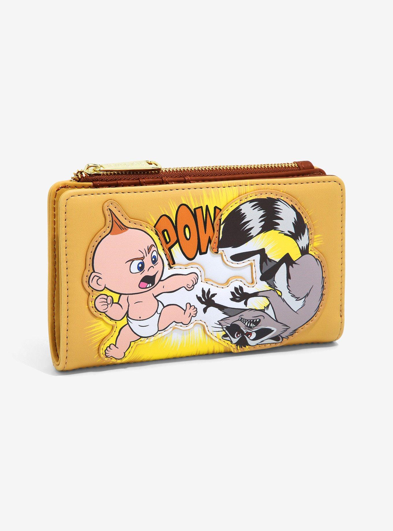 Loungefly Disney Pixar The Incredibles 2 Jack-Jack and Raccoon Fight Wallet - BoxLunch Exclusive, , hi-res