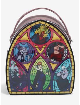 Plus Size Disney Villains Stained-Glass Mini Backpack - BoxLunch Exclusive, , hi-res