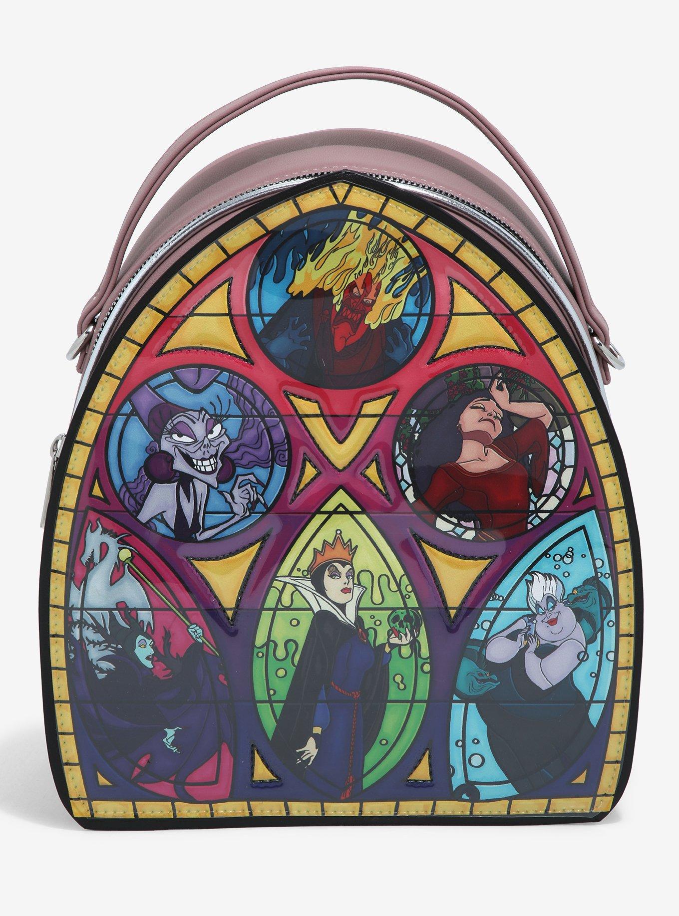 Disney Villains Stained-Glass Mini Backpack - BoxLunch Exclusive, , hi-res