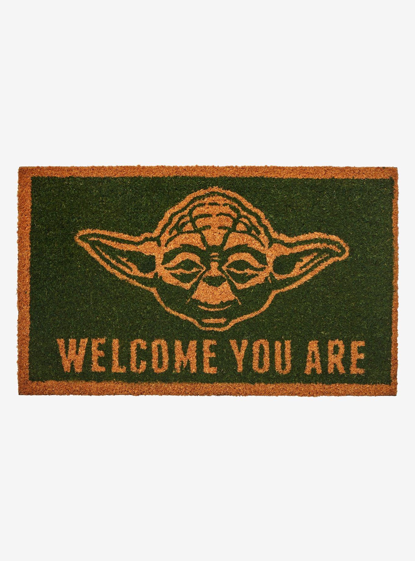 Star Wars Yoda Welcome You Are Doormat, , hi-res