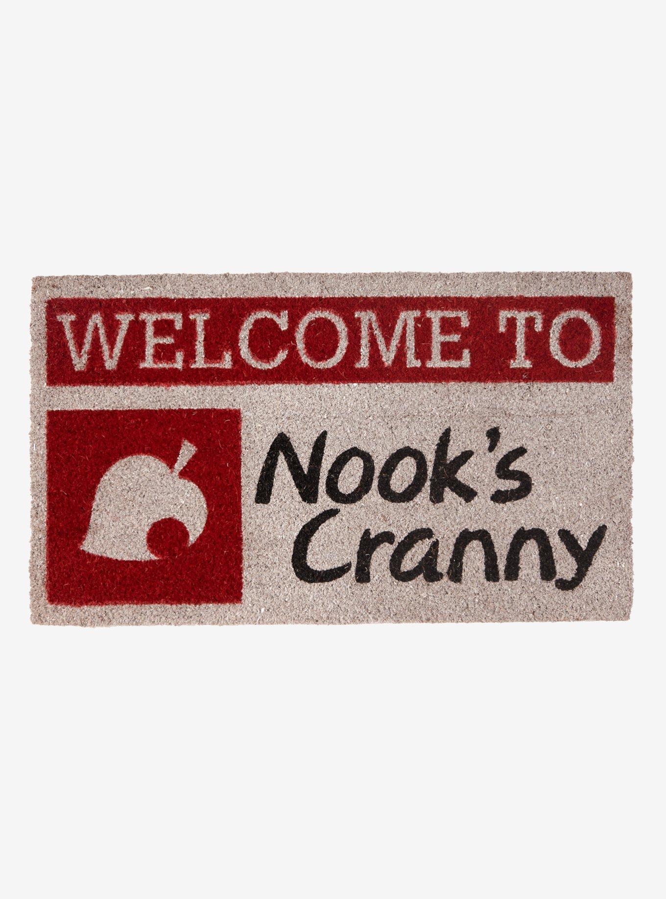 Nintendo Animal Crossing Welcome to Nook's Cranny Doormat, , hi-res