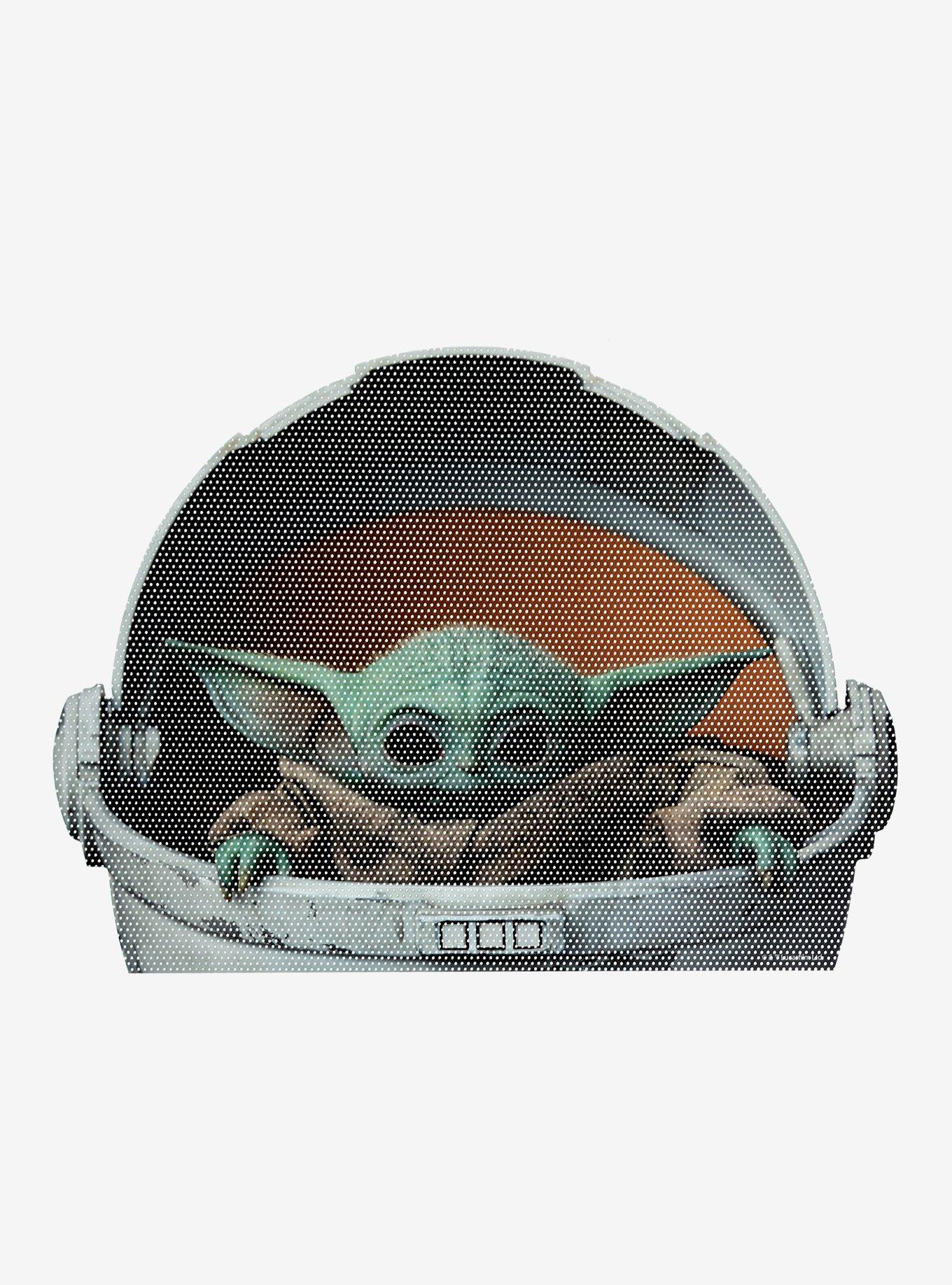 Star Wars The Mandalorian Grogu Passenger Vinyl Window Cling, , hi-res