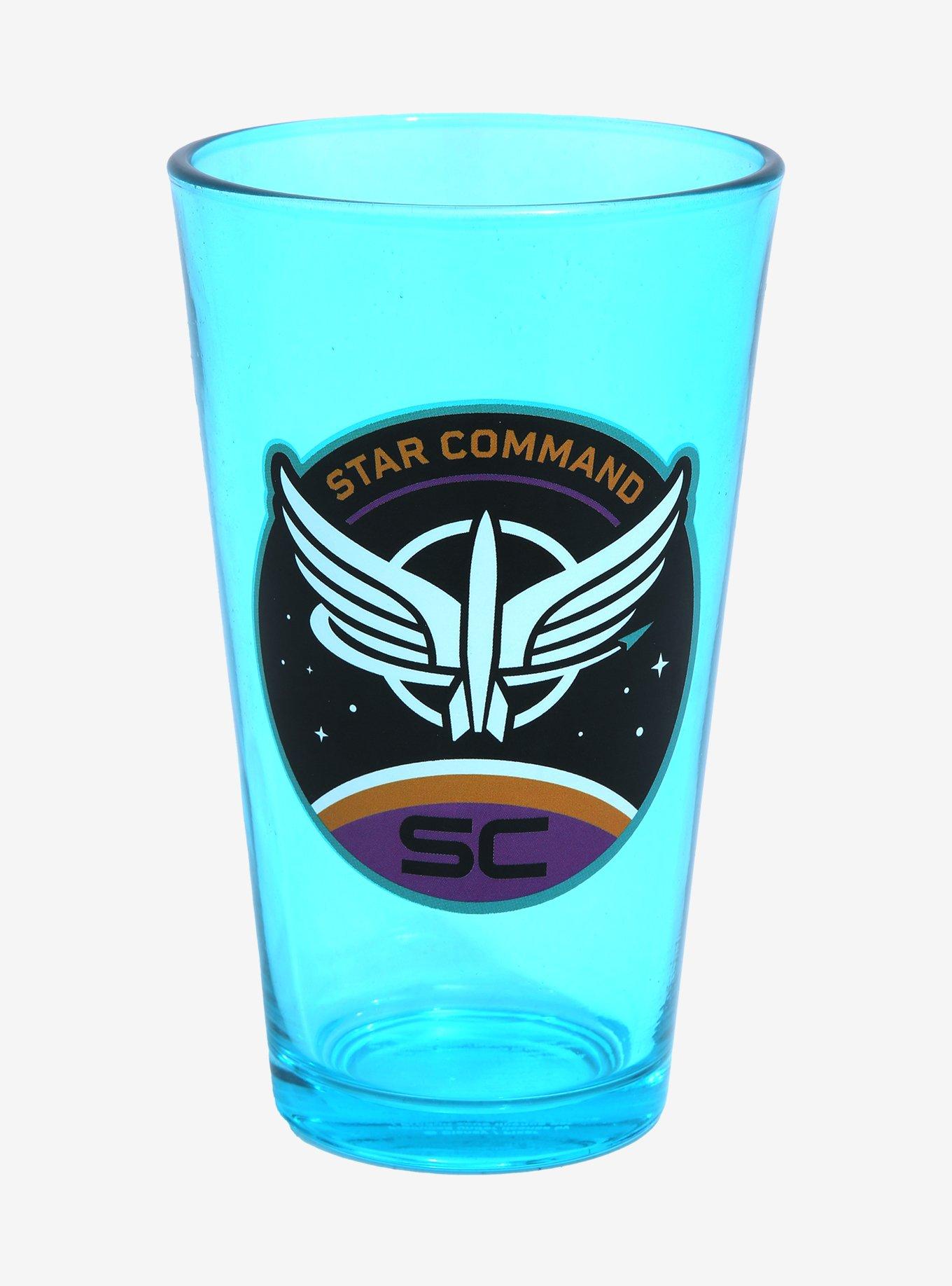Disney Pixar Lightyear Star Command Logo Pint Glass - BoxLunch Exclusive , , hi-res