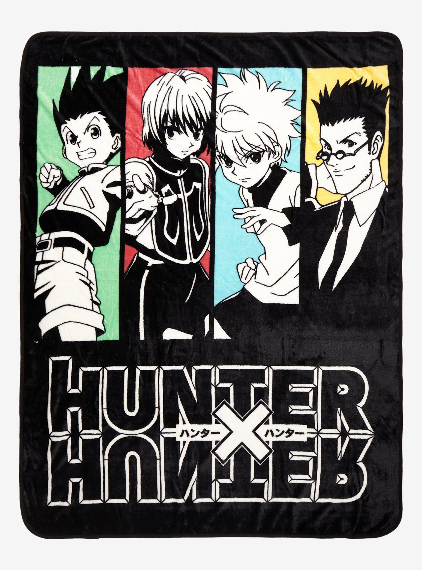 Hunter x Hunter Tonal Portrait Panels Throw BoxLunch