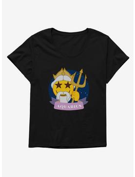 Emoji Aquarius Womens T-Shirt Plus Size, , hi-res