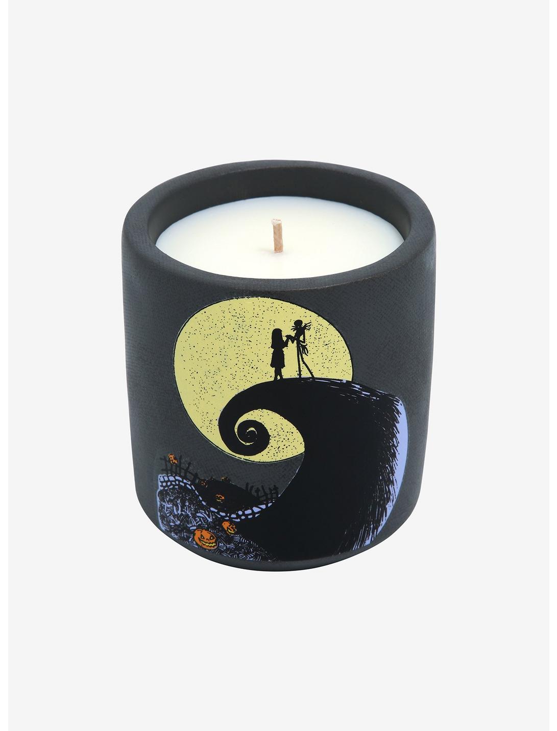 Disney The Nightmare Before Christmas Jack Skellington & Sally Spiral Hill Candle, , hi-res