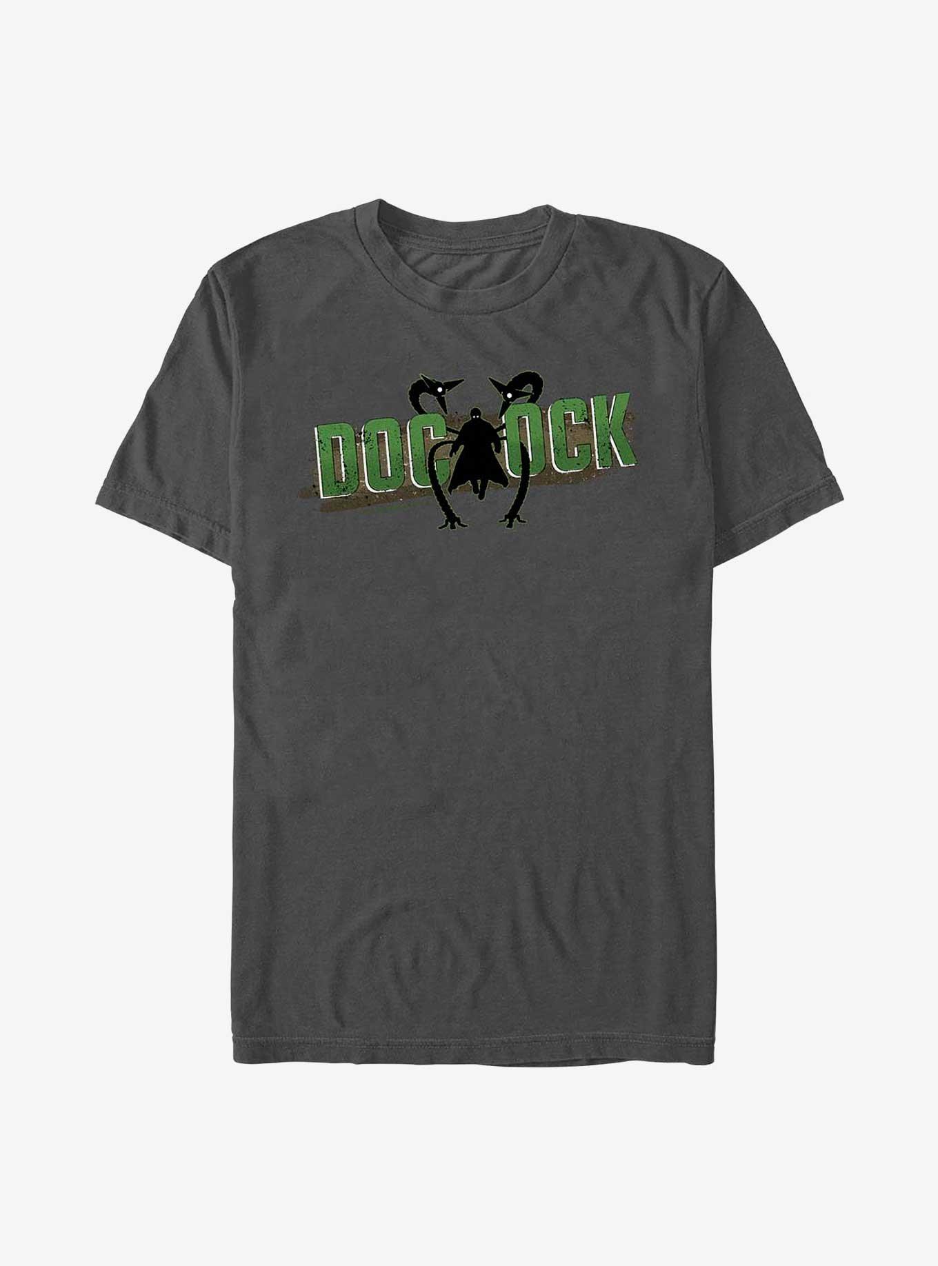 Marvel Spider-Man Doc Ock Silhouette T-Shirt, CHARCOAL, hi-res