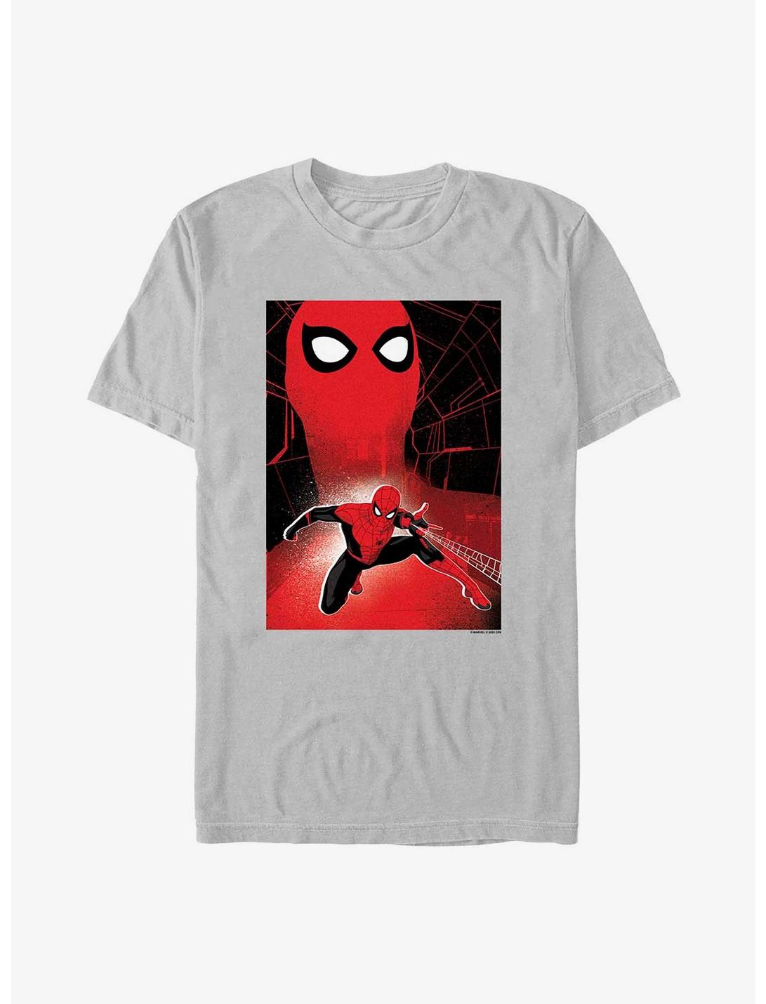 Marvel Spider-Man Fierce Webs T-Shirt, SILVER, hi-res