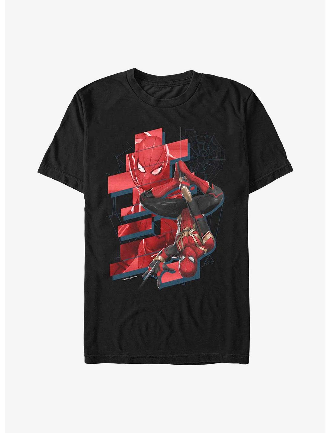 Marvel Spider-Man Hanging Time T-Shirt, BLACK, hi-res