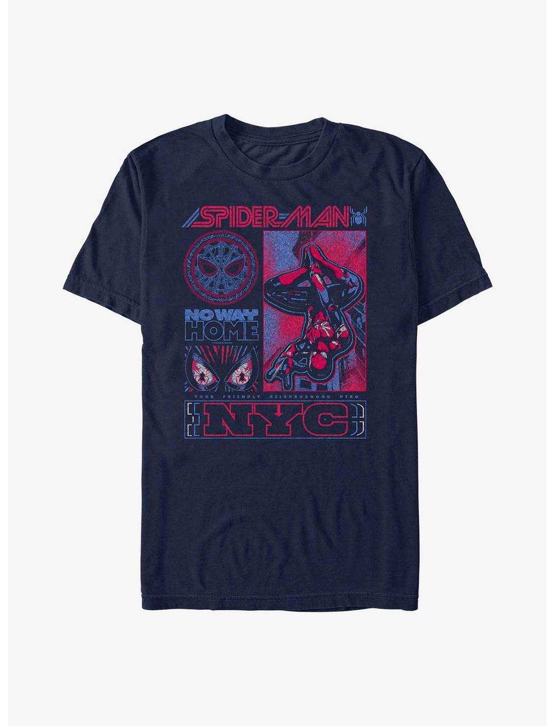 Marvel Spider-Man NYC T-Shirt, NAVY, hi-res