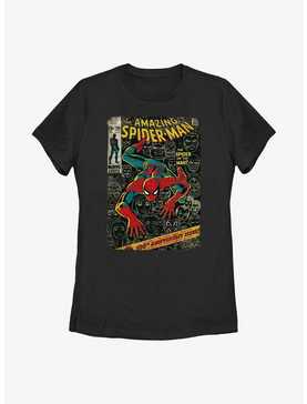 Marvel Spider-Man Comic Cover Womens T-Shirt, , hi-res
