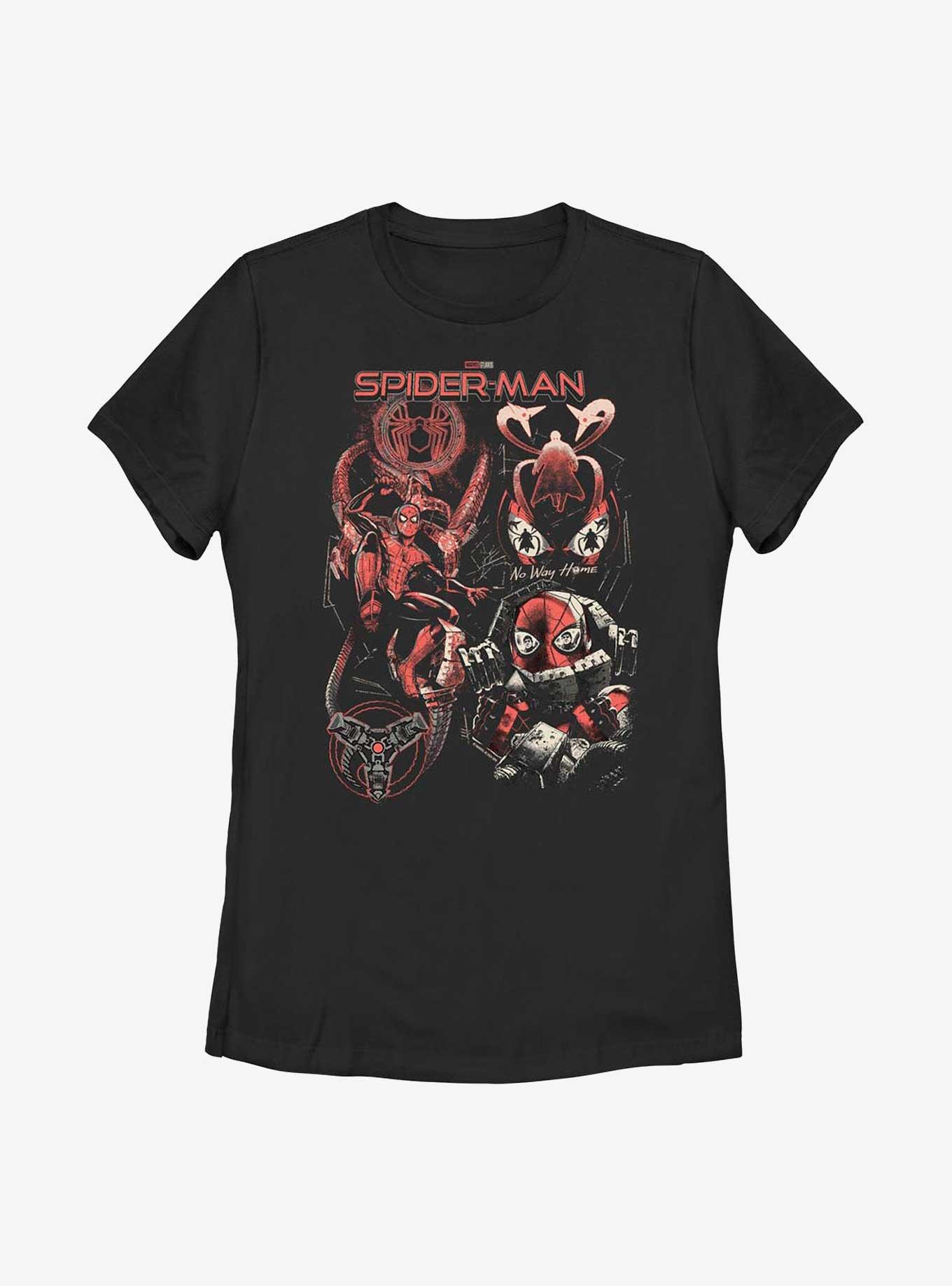 Marvel Spider-Man Double Booking Womens T-Shirt, BLACK, hi-res