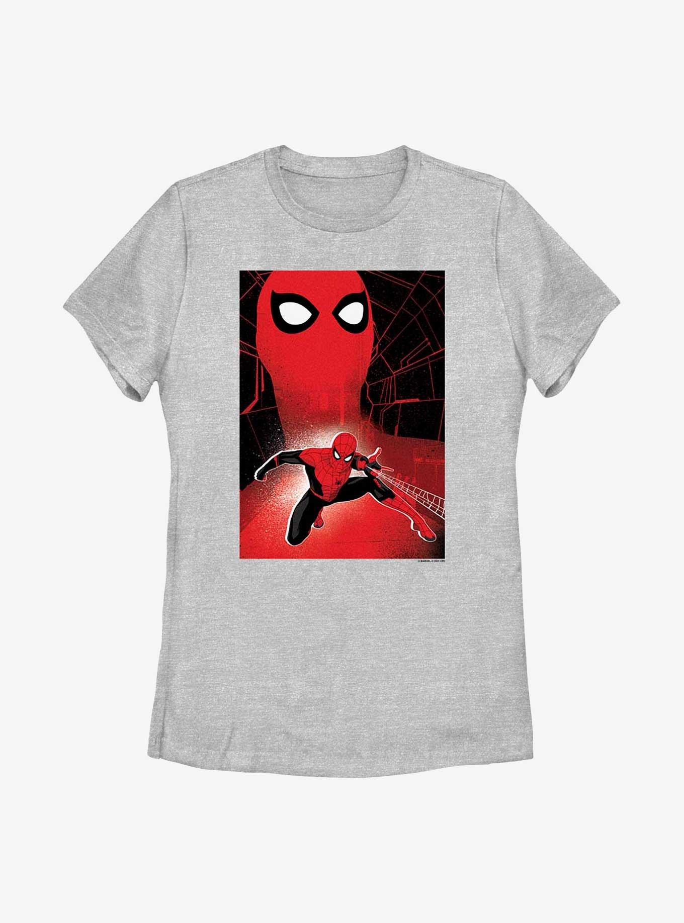 Marvel Spider-Man Fierce Webs Womens T-Shirt, ATH HTR, hi-res