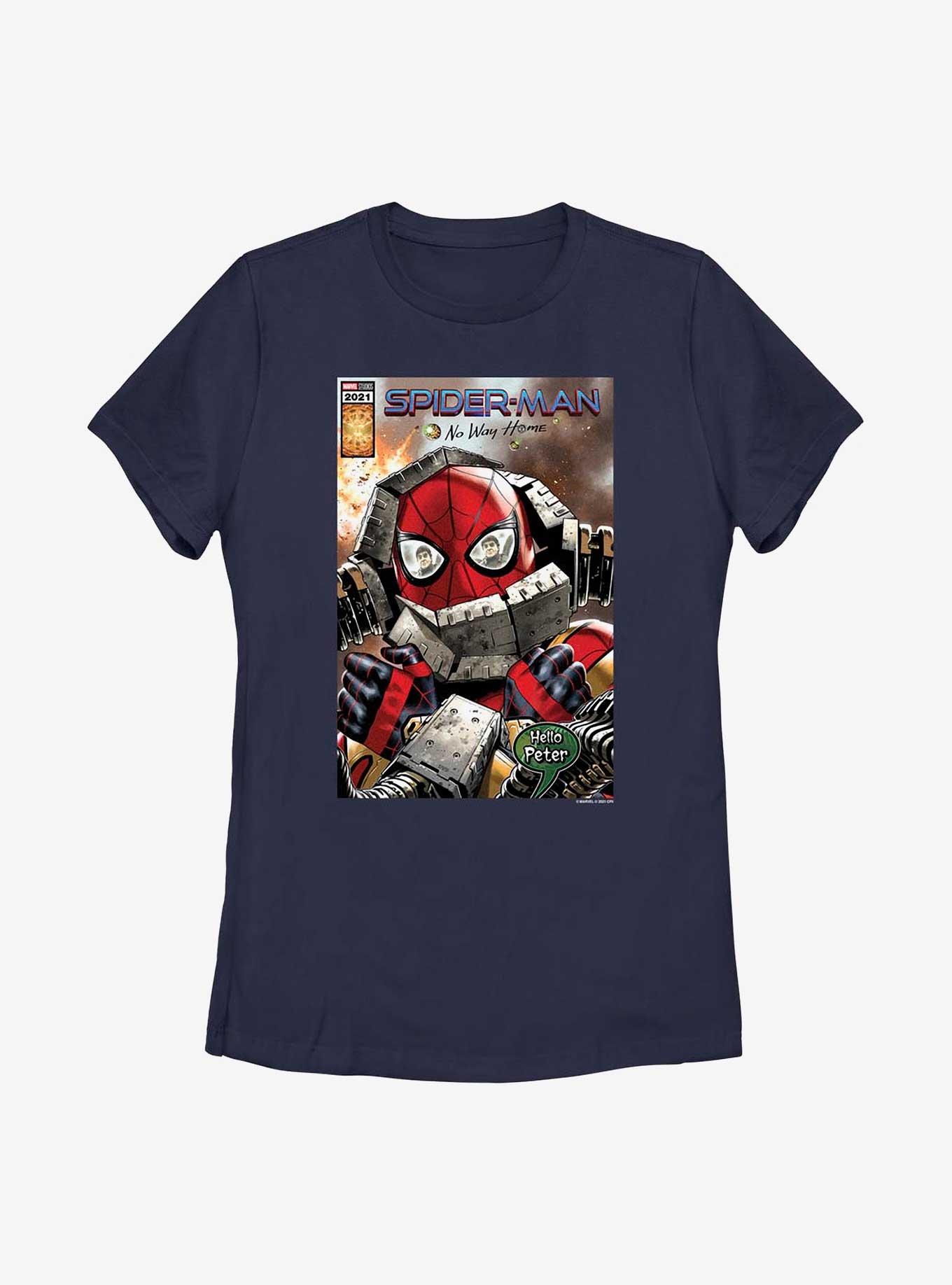 Marvel Spider-Man Hello Peter Comic Cover Womens T-Shirt, , hi-res