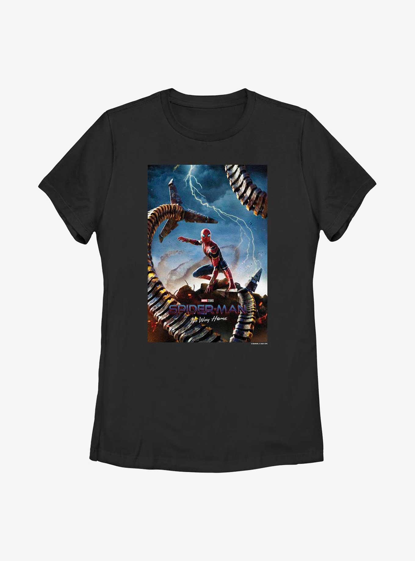 Marvel Spider-Man Spidey Main Poster Womens T-Shirt, BLACK, hi-res