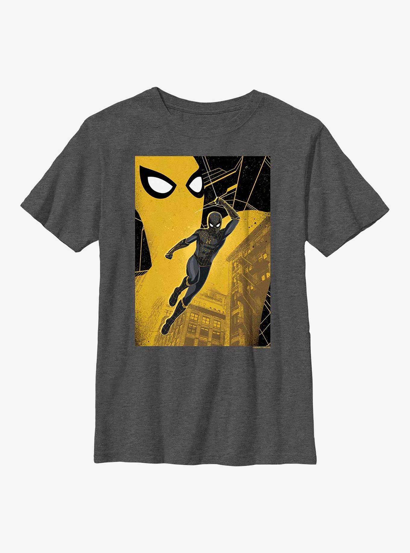 Marvel Spider-Man Black Suit Youth T-Shirt, , hi-res