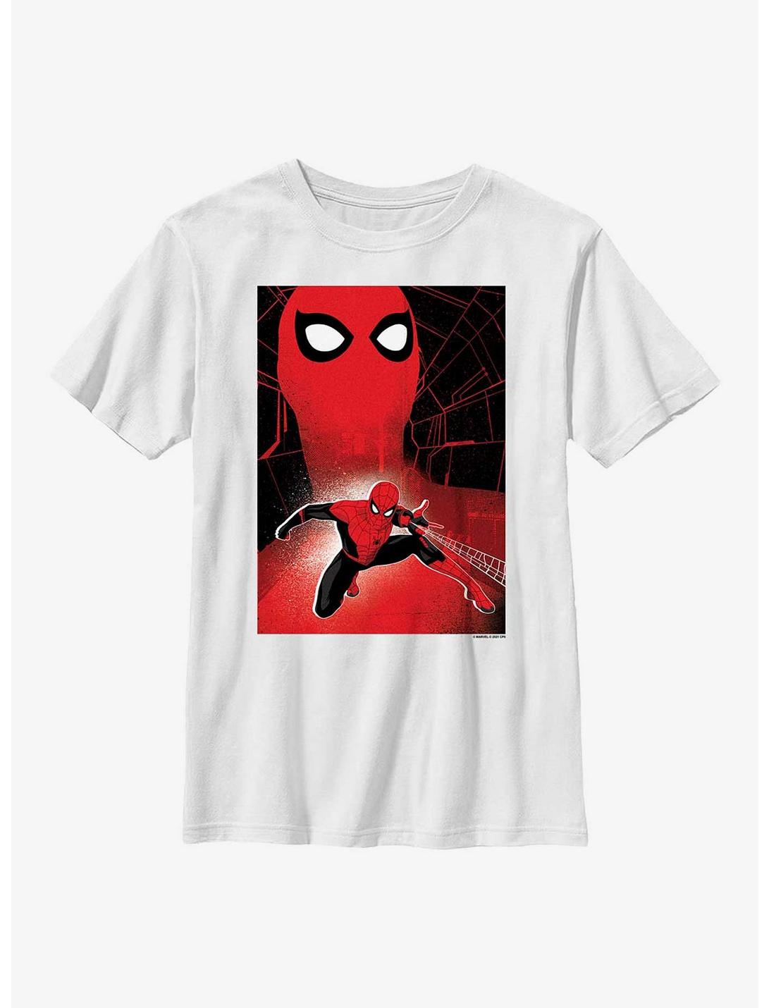 Marvel Spider-Man Fierce Webs Youth T-Shirt, WHITE, hi-res