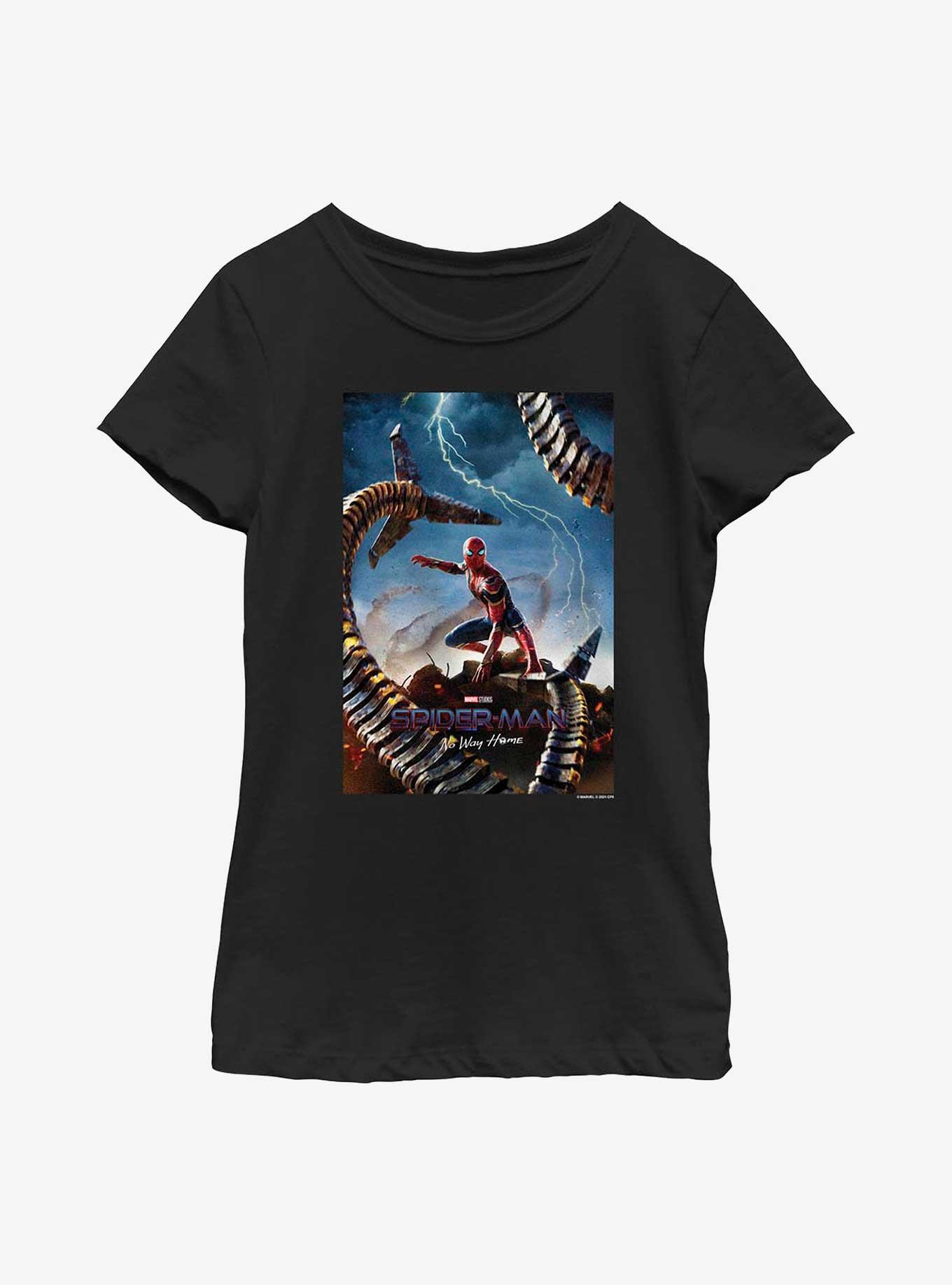 Marvel Spider-Man Spidey Main Poster Youth T-Shirt, BLACK, hi-res