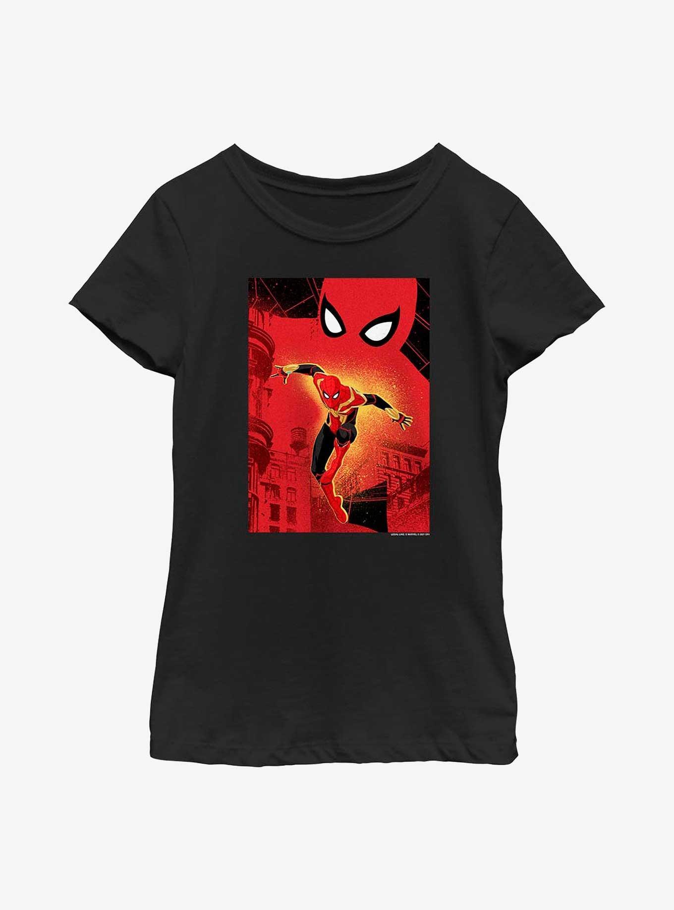 Marvel Spider-Man Web Swinging Youth T-Shirt, , hi-res