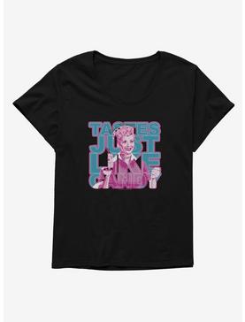 Plus Size I Love Lucy Just Like Candy Checkered Womens Plus Size T-Shirt, , hi-res