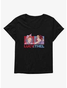 Plus Size I Love Lucy Political Graphic Womens Plus Size T-Shirt, , hi-res