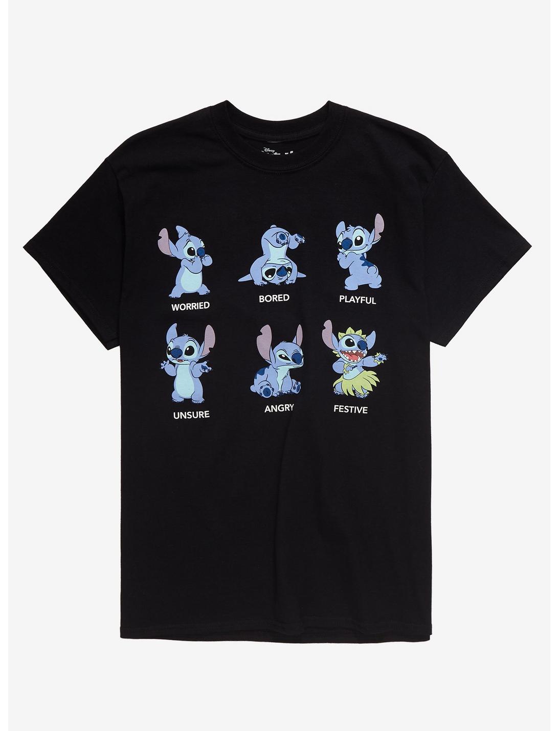 Disney Lilo & Stitch Mood Boyfriend Fit Girls T-Shirt, MULTI, hi-res