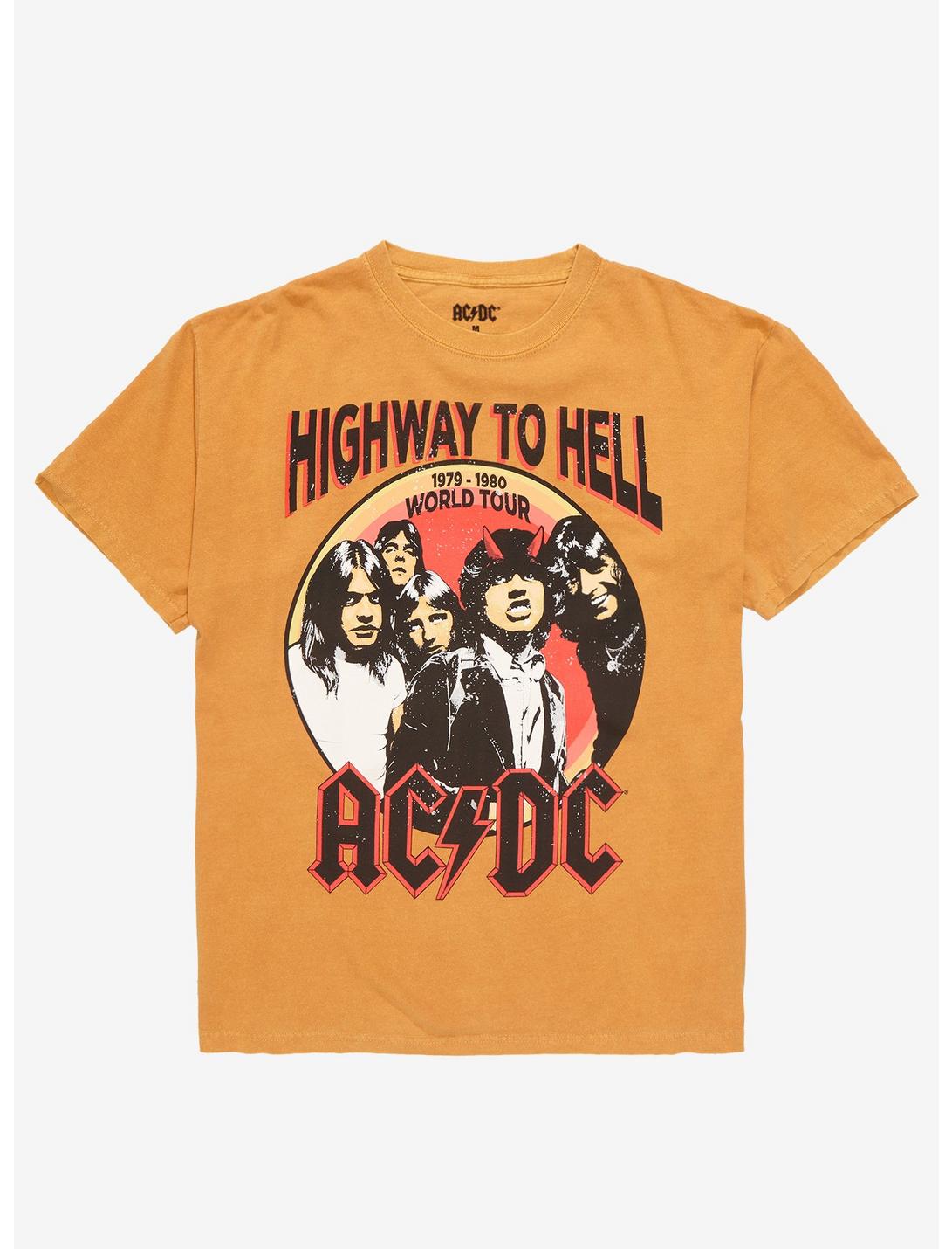 AC/DC Highway To Hell Tour T-Shirt, ORANGE, hi-res