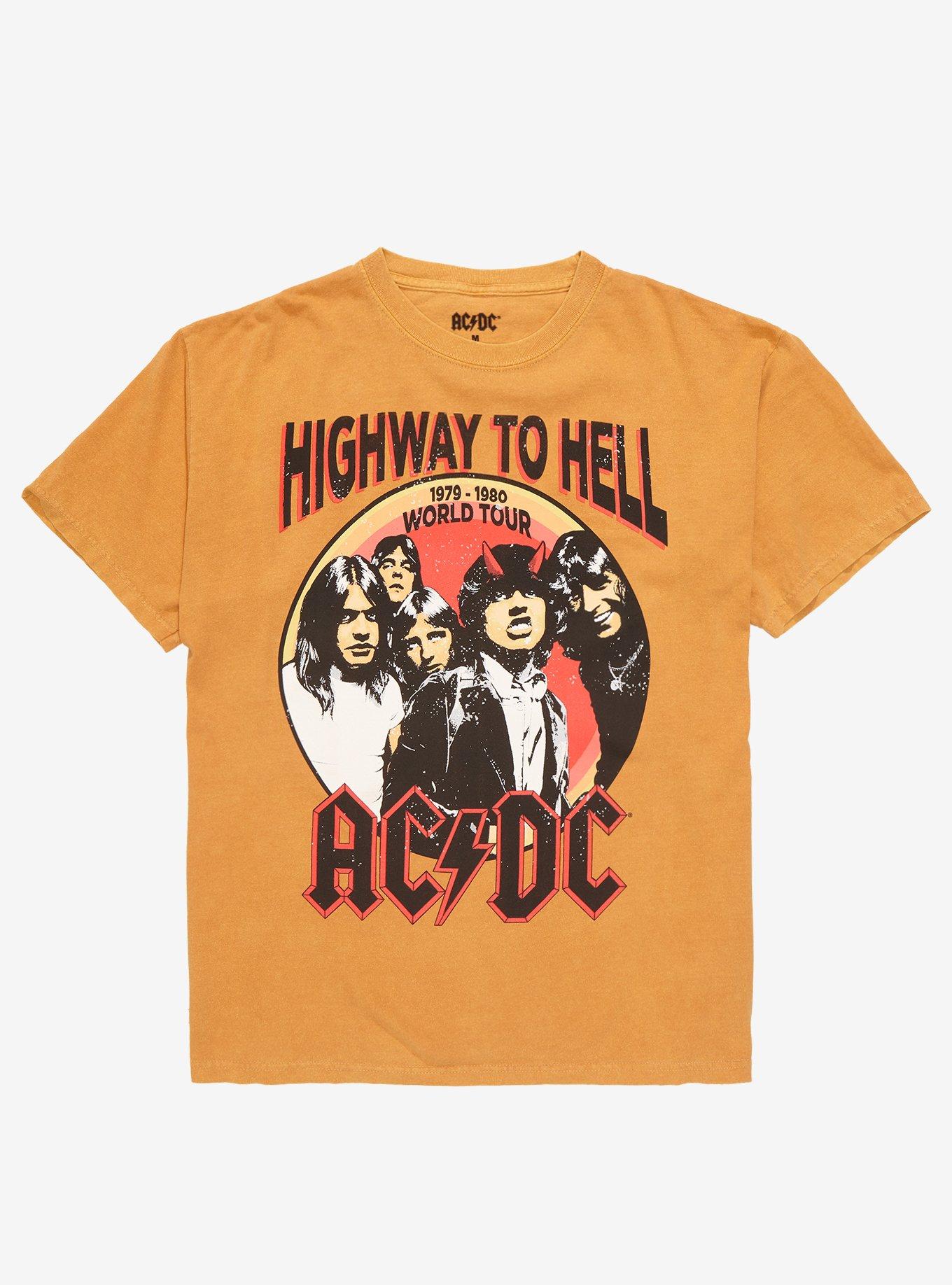 AC/DC Highway To Hell Tour T-Shirt, ORANGE, hi-res