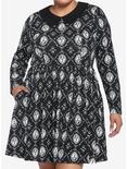 The Nightmare Before Christmas Jack & Sally Cameo Dress Plus Size, MULTI, hi-res