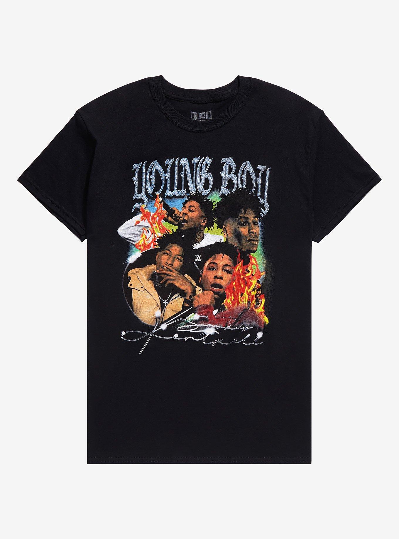 YoungBoy Never Broke Again Flames T-Shirt