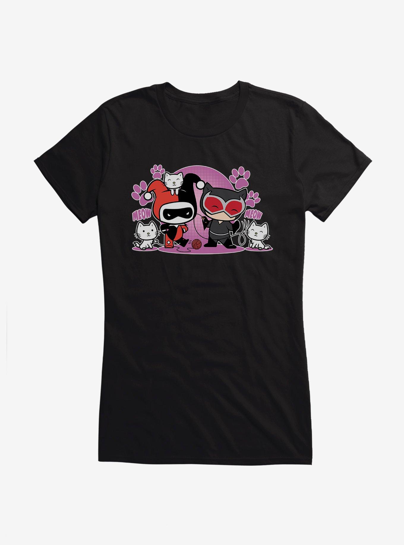 DC Comics Batman Cat Party Girls T-Shirt