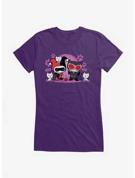 DC Comics Batman Cat Party Girls T-Shirt, PURPLE, hi-res