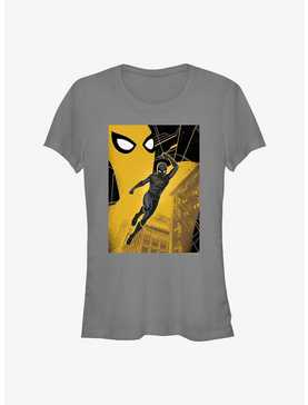 Marvel's Spider-Man Black Suit Grunge Grphc Girl's T-Shirt, , hi-res