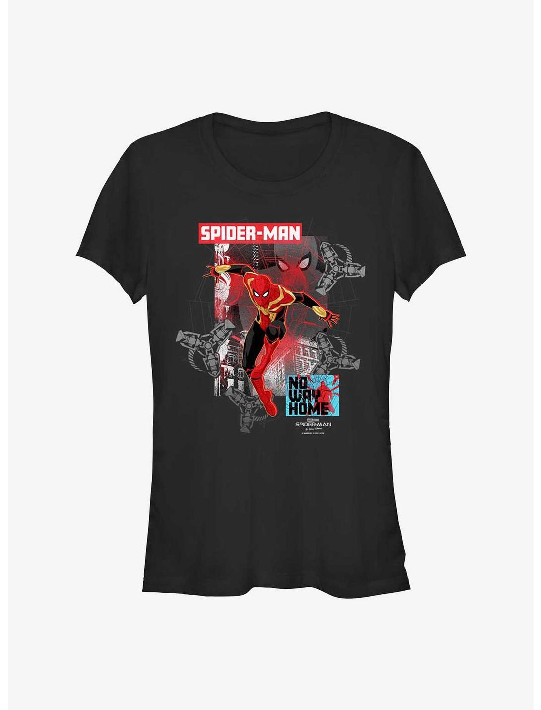 Marvel's Spider-Man Escape Girl's T-Shirt, BLACK, hi-res